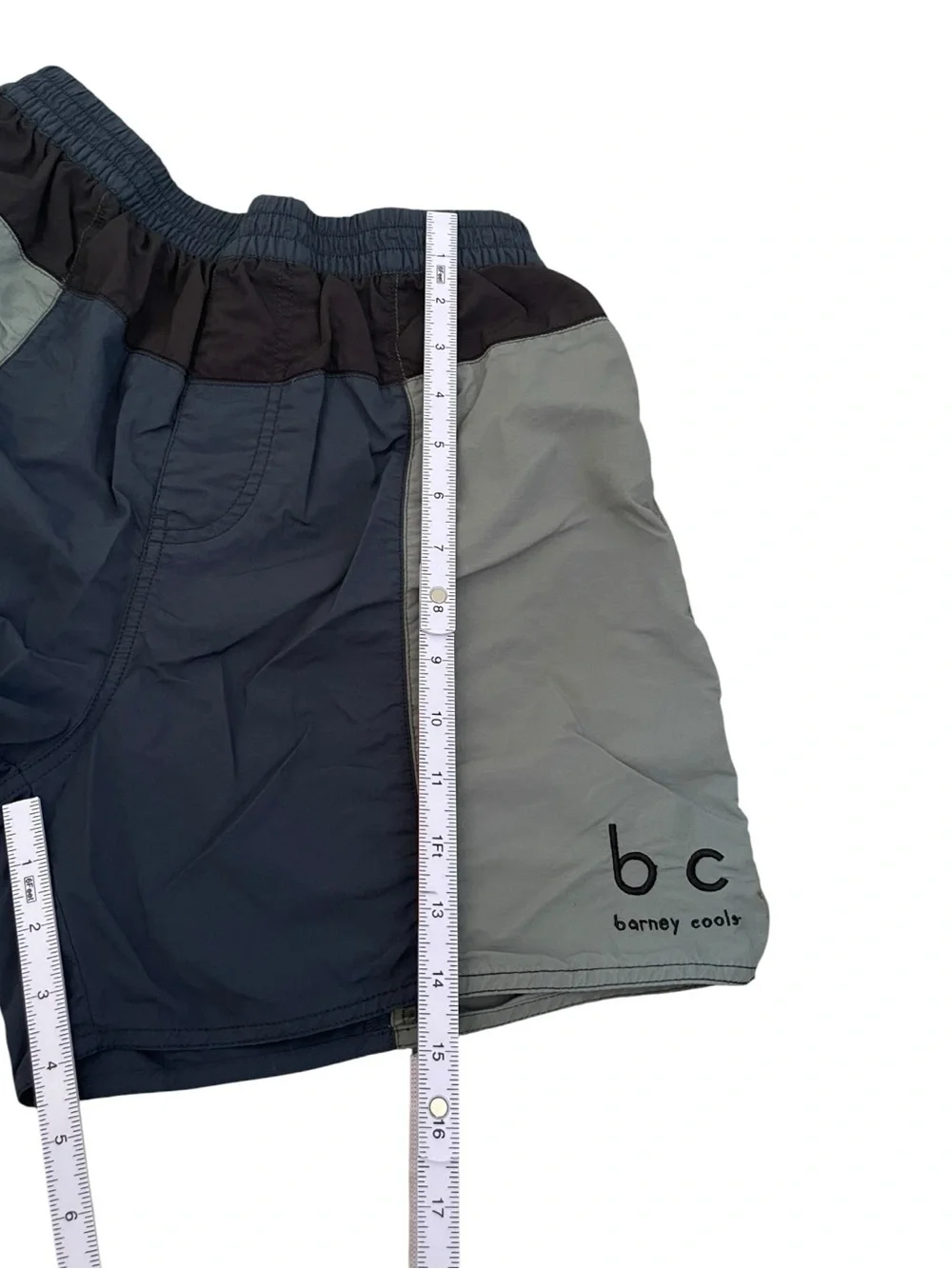 Barney Cools Men's Navy, Gray & Black Athletic Shorts
